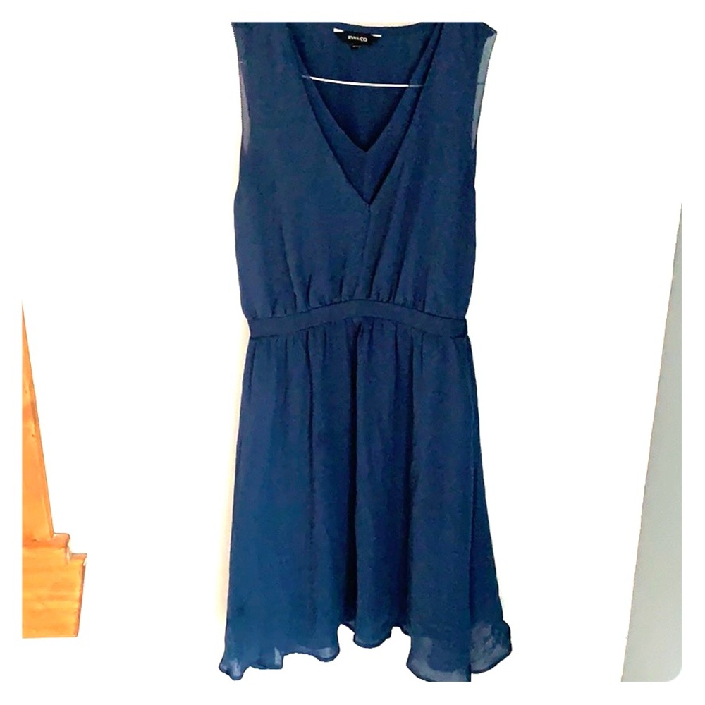 Navy dress - knee length